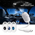 Rotatable Galaxy Starry Sky Projector Portable Car Home Decor 2-in-1 Wiring-free Led Sunset Atmosphere Lamp Children Adult Gifts