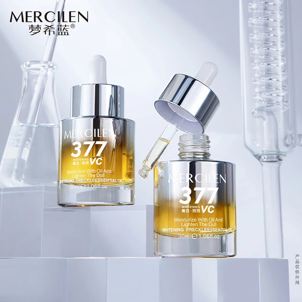 377 Whitening Essence Oil Facial Care Tightening Moisturizing Hydrating Brightening Skin Face Serum Korean Skincare Products