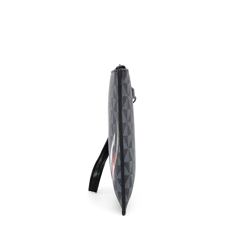 2026 New Men's Business Casual Clutch Bag Fashion Shark Print Envelope Bag Wallet Phone Bag Large Capacity Men's Gifts Pouch Pho
