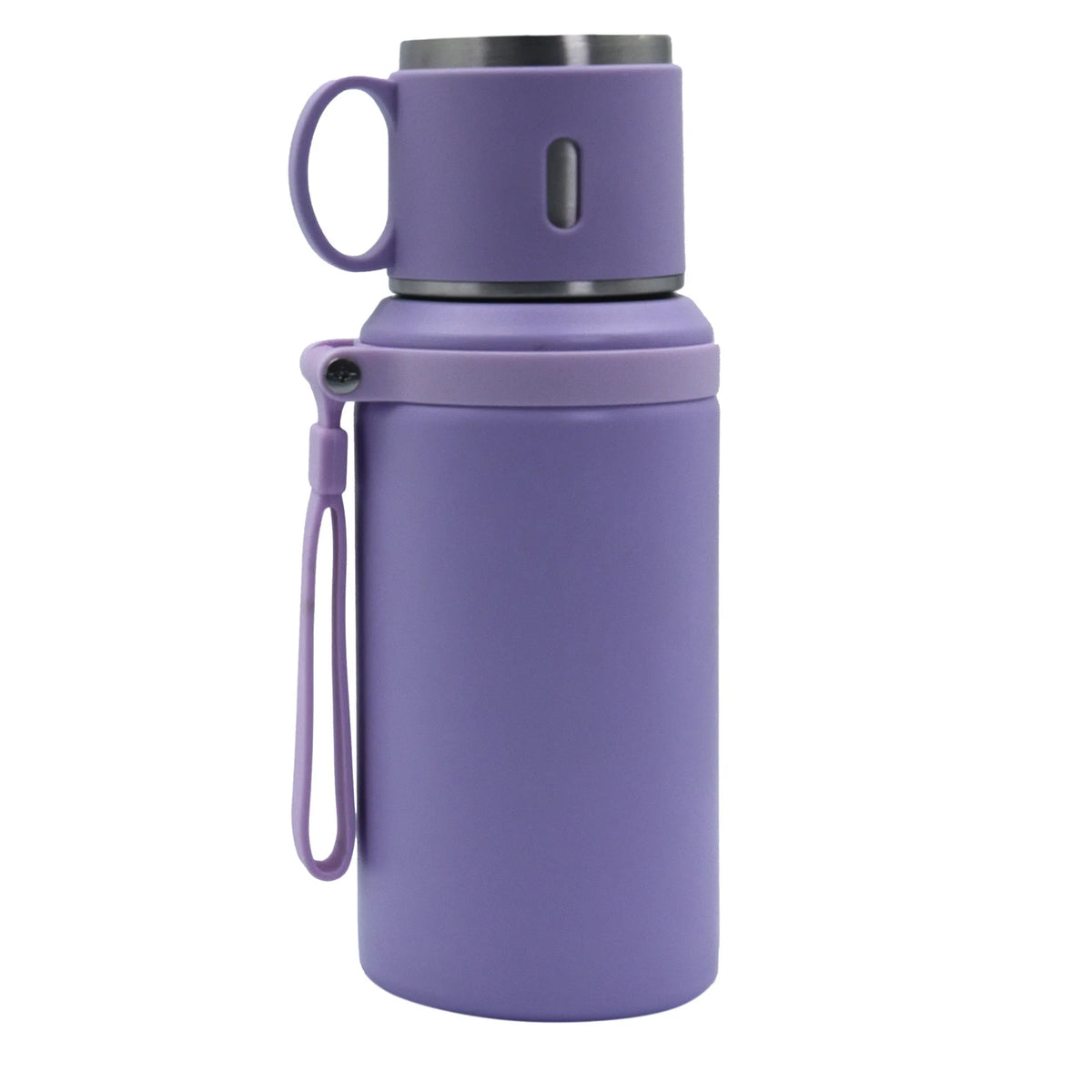 Premium Travel Coffee Mug Stainless Steel Double-Wall Leak-Proof 600ml Thermos Bottle for Office Business Style Tea & Coffee