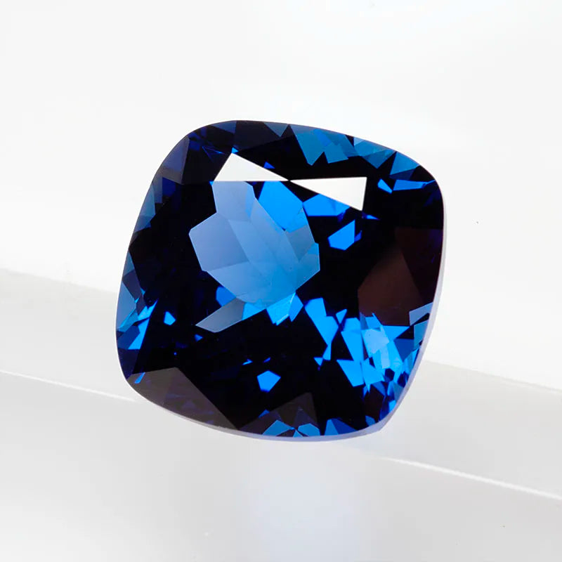ABCLab Grown Sapphire Royal Blue Color Multiple Cuts Available Gems For Jewelry Setting&Custom Design Selectable Certificate
