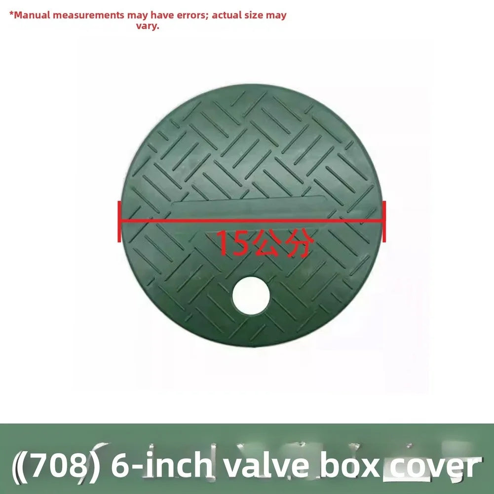 6-inch Landscape Valve Lid Accessing Underground Components Landscape Irrigation Green Plastic Lid Lightweight Design