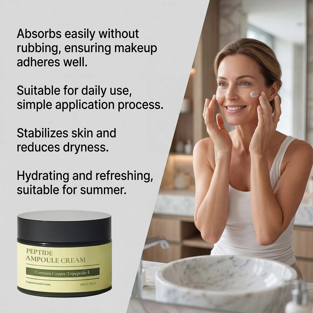 Face Brightening Cream For Dark Skin Fine Skin Smooth Deep Hydration Nourish Dryness Korean Beauty Skin Care Facial Moisturizers