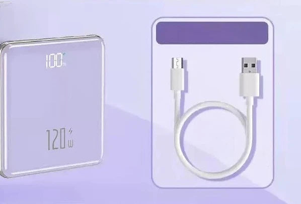 20000mAh Power Supply Suitable for Fast Charging  Large Capacity  Compact, Portable  Ultra-thin  Portable 120W Power Bank