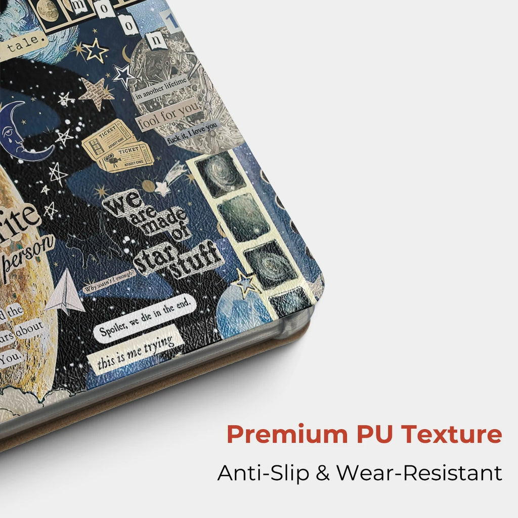 Twosheep Abstract Art Magnetic Detachable Case suit for XTEINK X3, XTEINK X4 Detachable Cover Clear TPU Back Shell Slim Guard