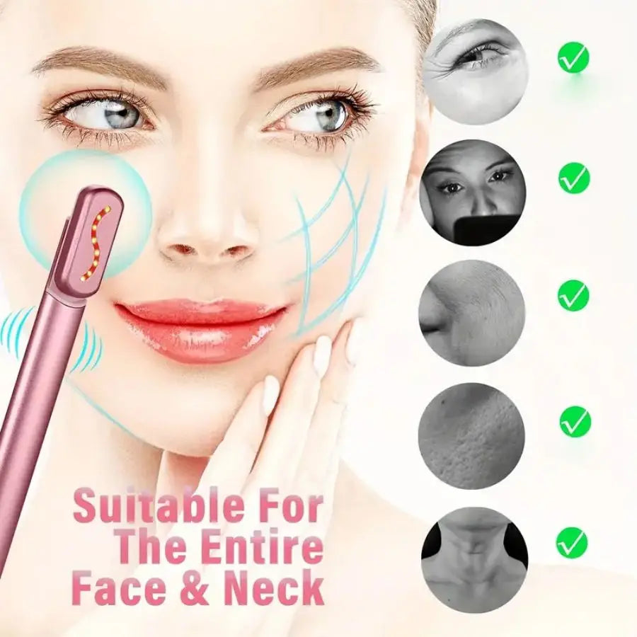 Fairy Eye Massager Beauty Device Electric Eye Pen Facial Skin Care Instrument for Brightening And Wrinkle Reduction