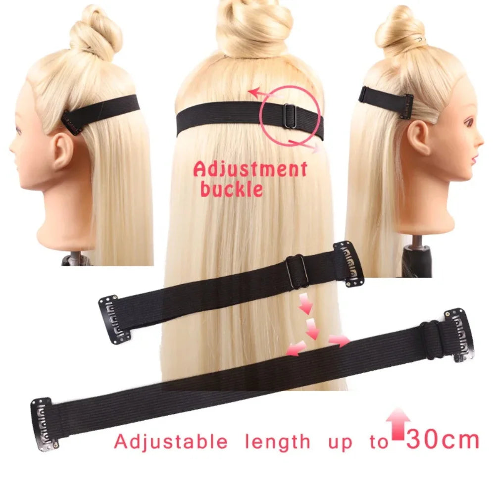 Portable Facelift Bands Adjustable Invisible Eyebrows and Eyes lift Reusable women Elastic Stretching Strap Hairpin Hair Holder