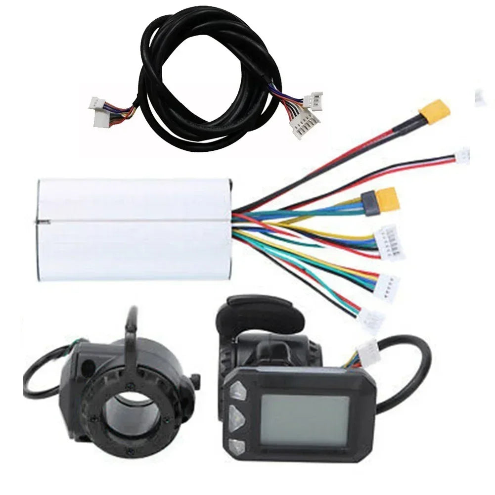 Reliable Electric Scooter Controller with LCD Display and Advanced EABS Brake System Fits Various Wheel Sizes and Power Ratings