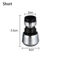 1Set Booster Nozzle Extender 360 Degree Faucet Water Saver Universal Rotating Bubbler Dual Mode Bathroom Kitchen Tools
