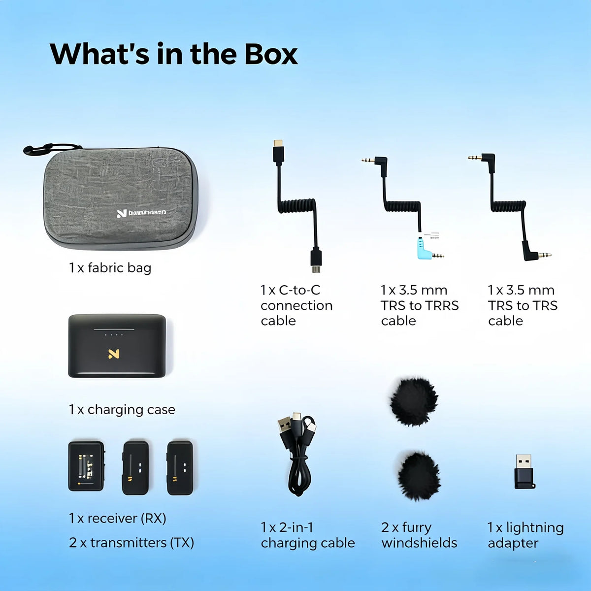 Wireless Lavalier Microphone – Plug & Play with Noise Reduction