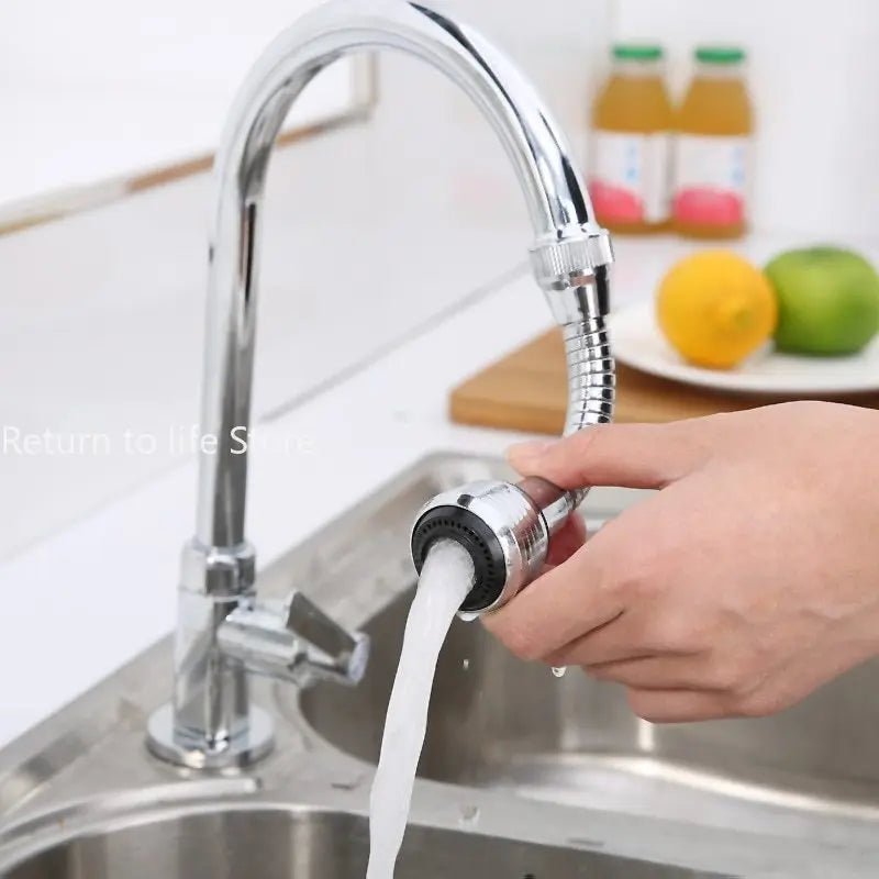 5pcs Kitchen Faucet Water Stainless Steel Shower Saving High Pressure Nozzle Tap Adapter Bathroom Sink Spray Bathroom Shower