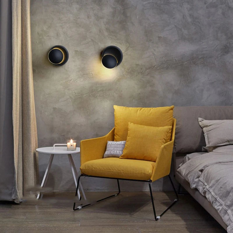 Indoor Lamp Body Touch Switch LED Wall Lamps Bedroom 360° Rotatable LED Wall Lights for Bedside Wall Sconce Lighting Fixtures