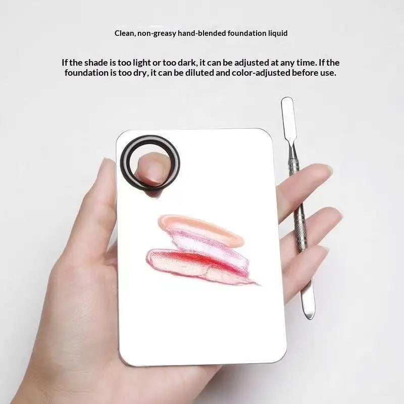 Makeup Palette For Foundation Application Lipstick Eye Shadow Mixer Palette Cosmetic Brushes With Spatula Beauty Tools Nail Art