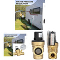 F19B Water Pressure Regulator Water Pressure Reducer for Campers Knob Adjustable