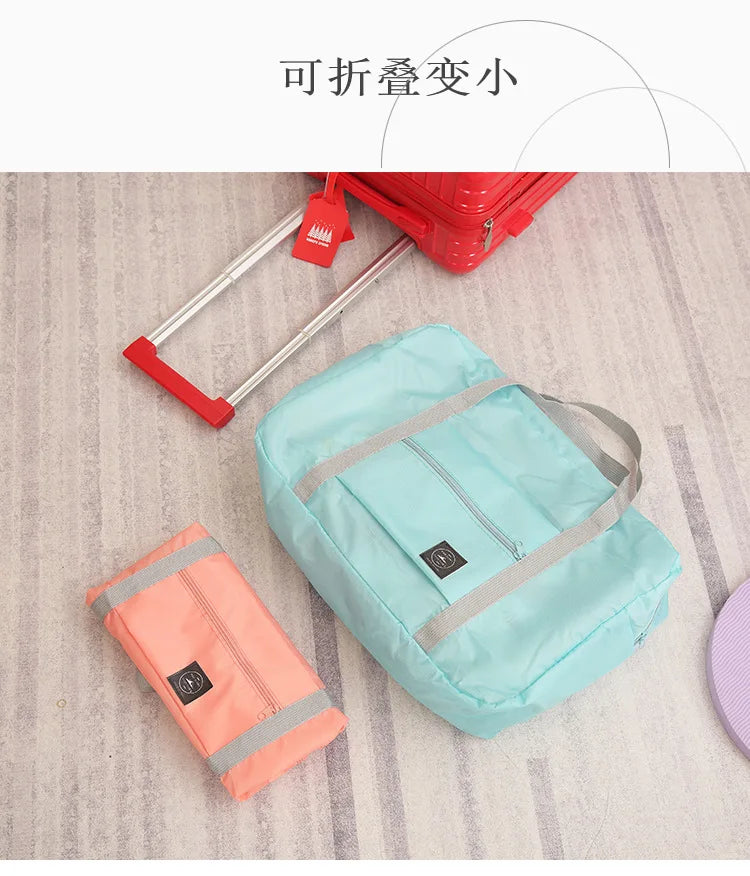 Travel Bag Folding Travel Storage Bag Travel Storage Bags Boarding Luggage Clothes Handbags Picnic Move House Large Handbag