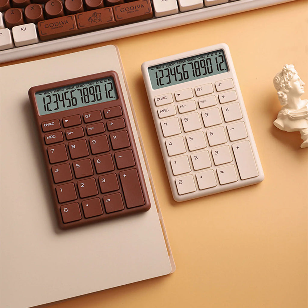 Student Calculator Simple Design Basic Calculator High Sensitivity Button Portable Calculator Student Stationery Supplies