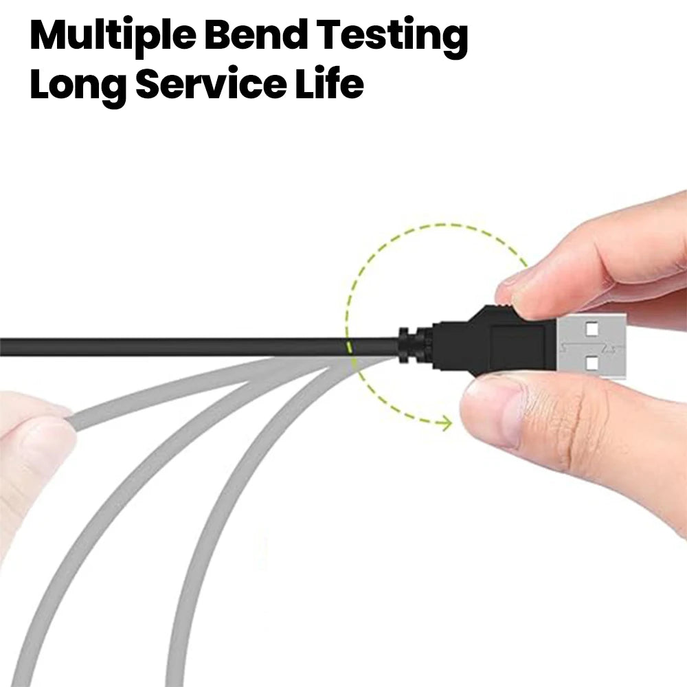 5 in 1 USB to 5V DC Power Cable 5.5 * 2.5mm Jack Charging Cord with 5 Selectable Connector Universal Power Cable for TV Box