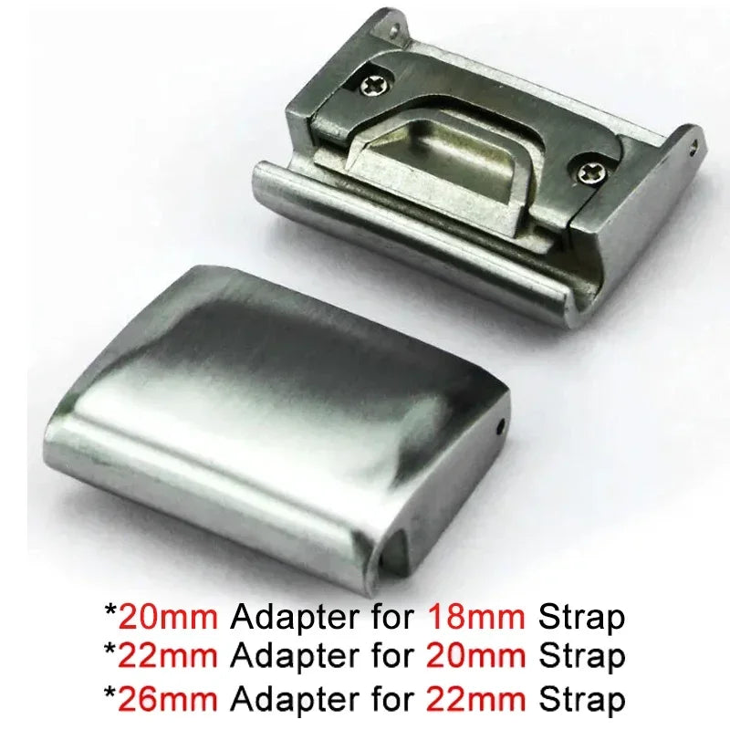 26 22 20mm Quick Fit Metal Adapter For Garmin Fenix 5s/5/5X/5XPlus/6s/6/6X Pro/7/7x/Forerunner945 Watch Easyfit Buckle Connector