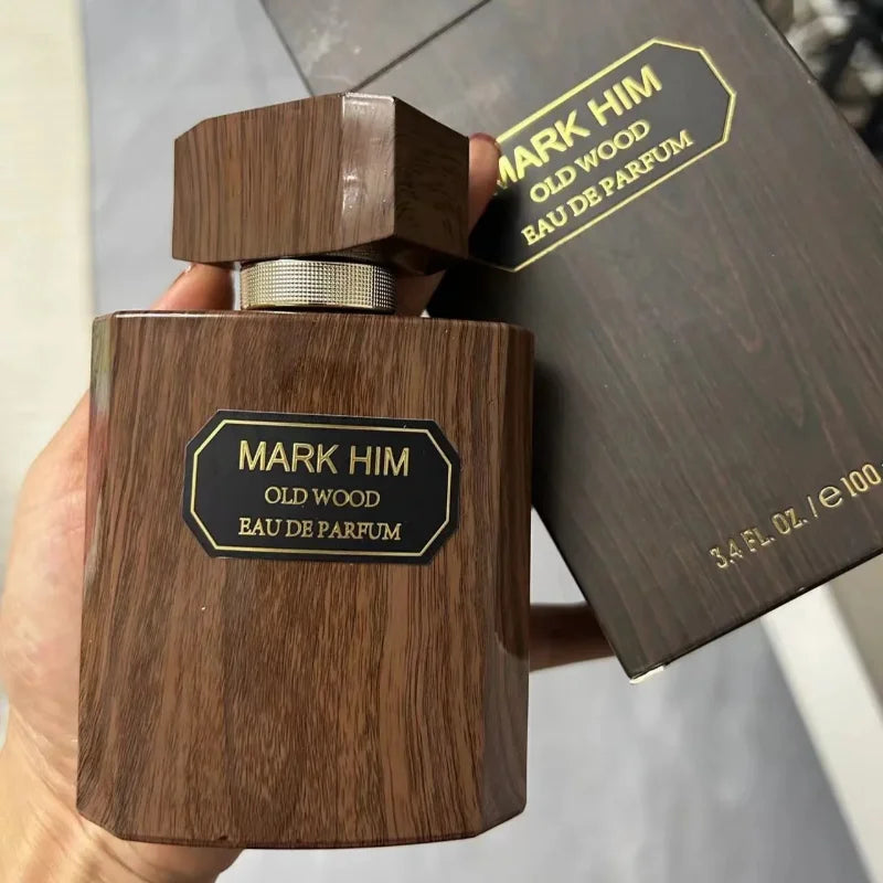 High-end Wood Perfume Brand Cologne Ebony Agarwood Long-lasting Fragrance Fresh Charm Confident Business Men Light Perfume 100ml