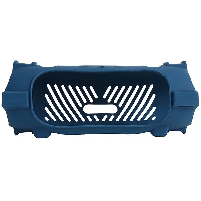 Newest Soft Silicone Case Cover Skin With Strap Carabiner for JBL Charge 6 Portable Waterproof Wireless Bluetooth Speaker