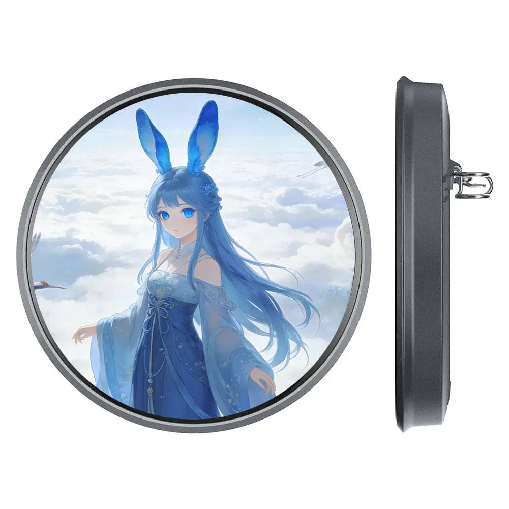 For E-Badge Intelligent Anime Animation Electronic Badge Pin Display Dynamic Gift Carry A Trendy Brooch