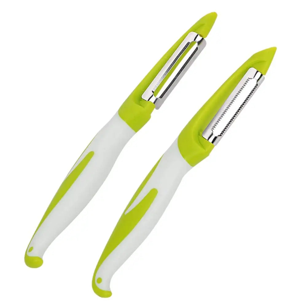 Stainless Steel Vegetable Slicer Peeler Knife - Razor Sharp Cutter for Carrot Potato Fruit Shred Zester Grater Kitchen Gadgets
