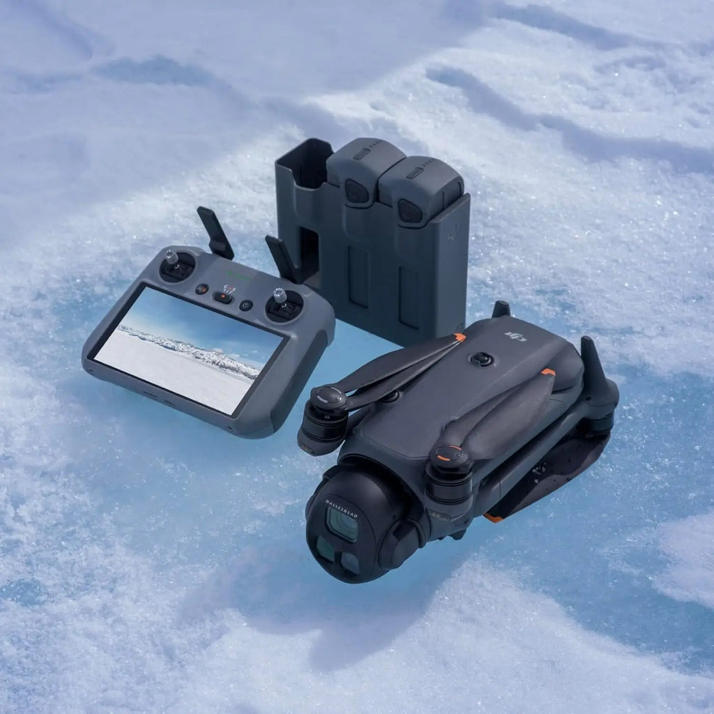 Open Box-DJI Mavic 4 Pro Fly More Combo with DJI RC 2, Flagship Tri-Camera Drone with 100MP 4/3 CMOS Hasselblad Camera, 30km/18.6mi Video Transmission, 51-Min Max Flight Time, Charging Hub, and More