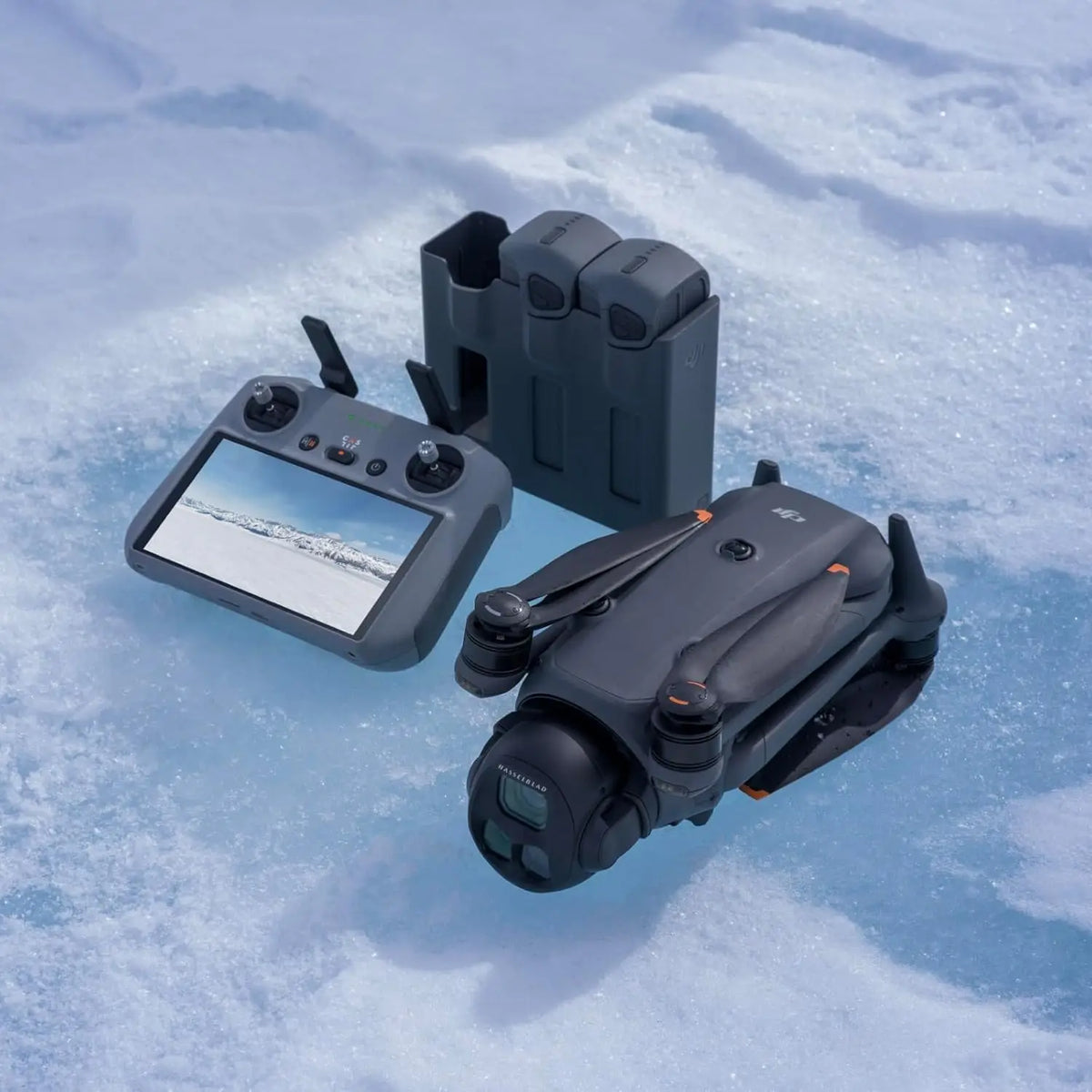 Open Box-DJI Mavic 4 Pro Fly More Combo with DJI RC 2, Flagship Tri-Camera Drone with 100MP 4/3 CMOS Hasselblad Camera, 30km/18.6mi Video Transmission, 51-Min Max Flight Time, Charging Hub, and More