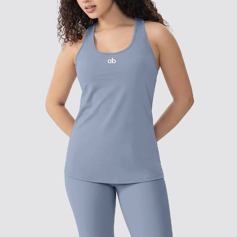 Summer Plus Size Women Loose Quick Dry Tank Tops Breathable Backless Sleeveless Running Gym Fitness Singlet Vest Ropa De Mujer