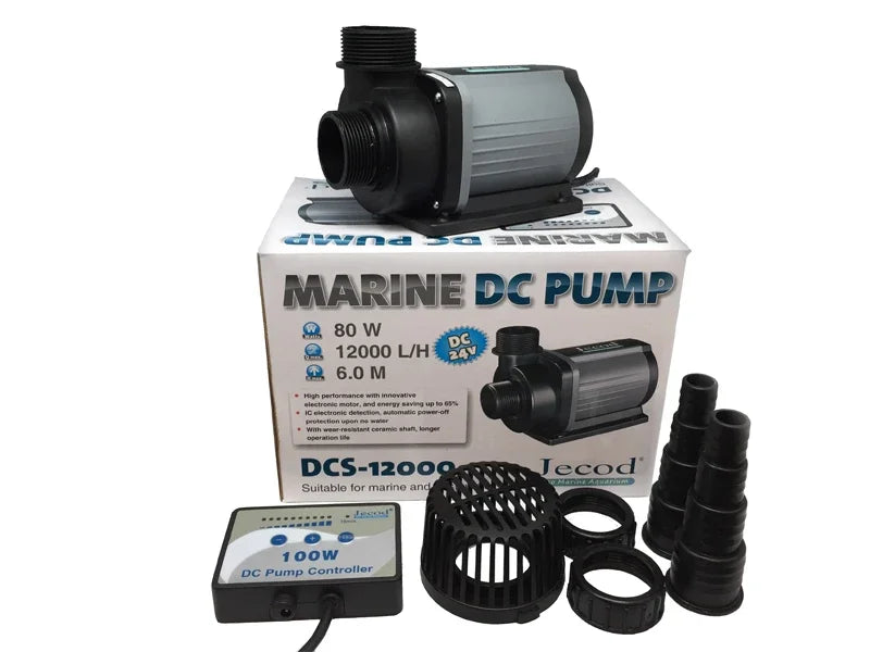 Jebao Jecod Pump DCS 1200-12000 L/H Aquarium Adjustable Tank Submersible Fish Fountain Water Flow Controllable Pump DC 24V