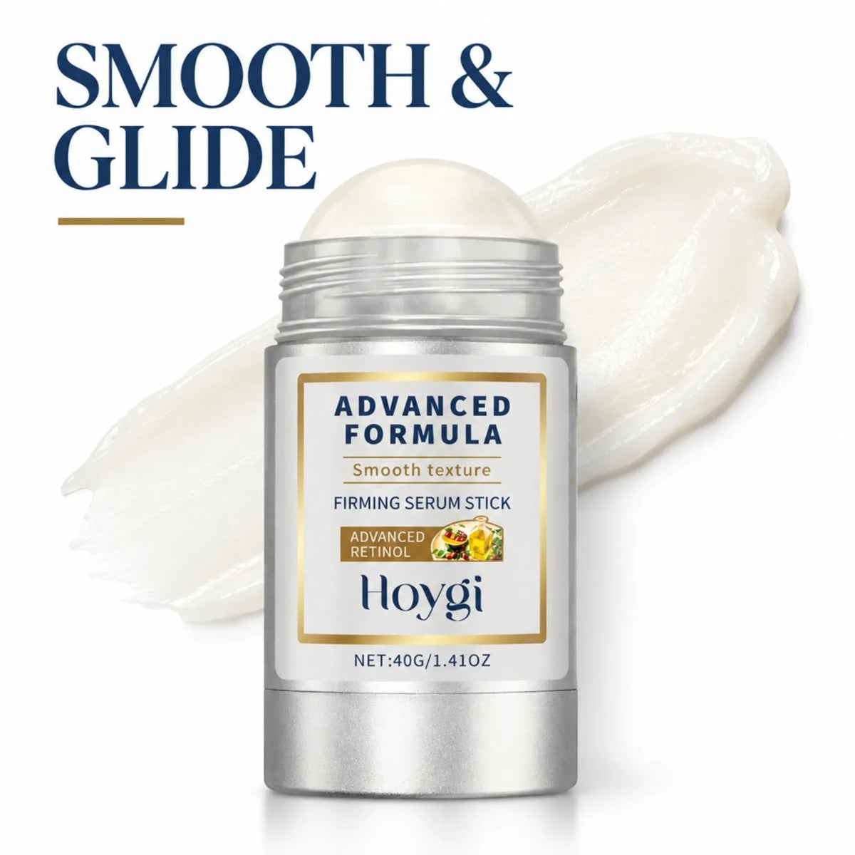Retinol Facial Firming Serum Stick 40g Hyaluronic Acid Niacinamide  Wrinkle Balm for Fine Lines Deep Hydration Skin Care