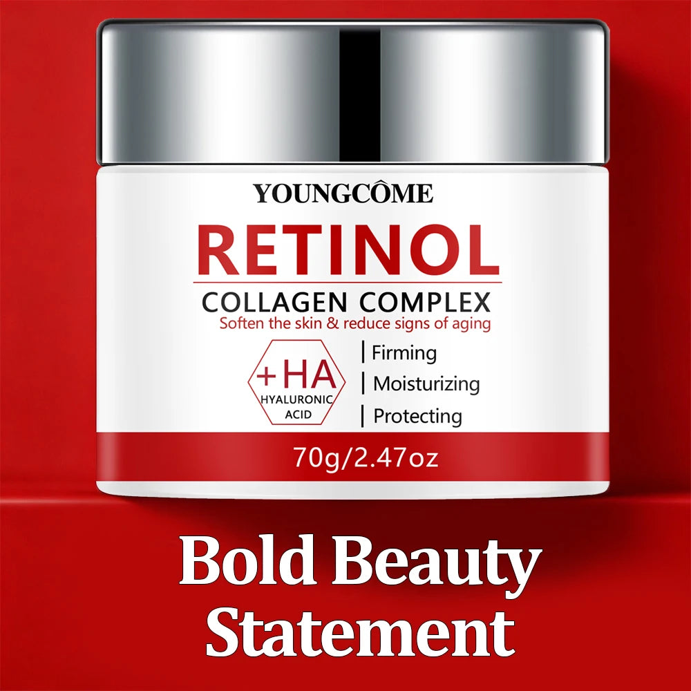 Retinol Collagen Facial Care Moisturizing Cream Deep Hydration Suitable for dry Aging Face Cream Moisturizing Skin Repair