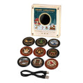 NFC Magnetic Patch Acrylic Song Player With Built-in Speaker - Customizable Artwork, No Phone Needed, Auto-Play