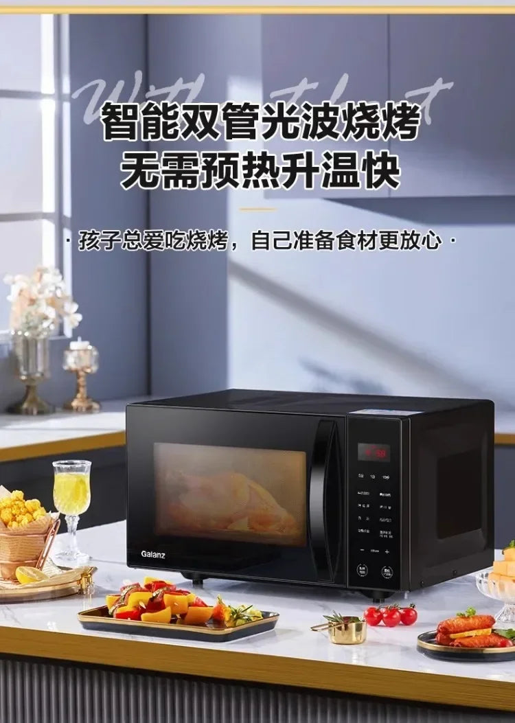 220V Grainfree Stainless Steel Microwave Oven with Integrated Steamer and Bake oven - Home Use Microwaves A