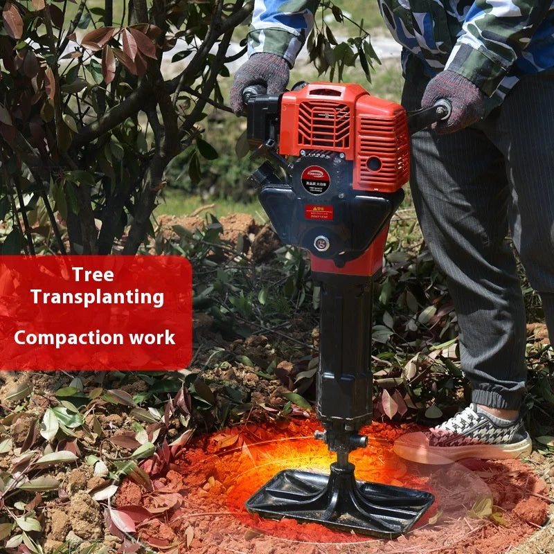 Hot selling Multi-function tree-digging machine,seedling-raising machine,oil pickaxe drill bit earthball digger,ditching,broken