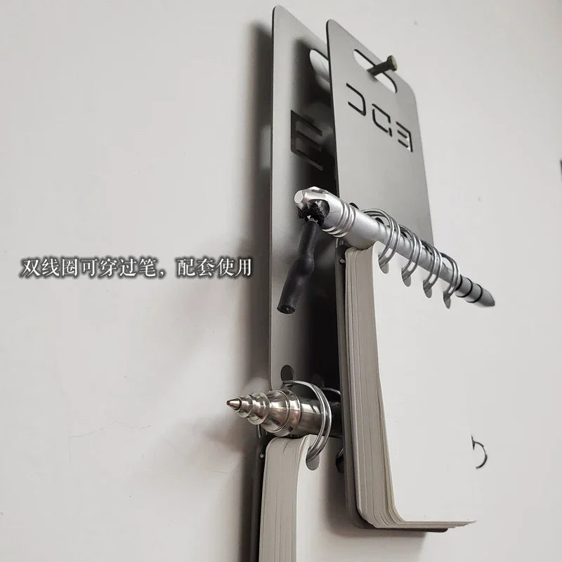 EDC Titanium Alloy Notepad Portable Recyclable Tools Outdoor DIY Survival Camping Gear EDC Multifunction Tools