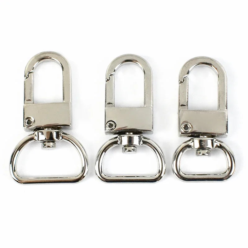 5/10/20pcs Meetee 13-19mm Bag Metal Belt Strap Buckles Carabiner Snap Spring Hook Lobster Clasp Dog for Purse DIY Leather Craft