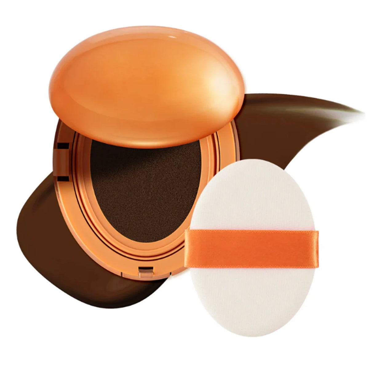 Matte Air Cushion Foundation Full Coverage - Waterproof Poreless Smooth Base Cream Long-lasting Cosmetics