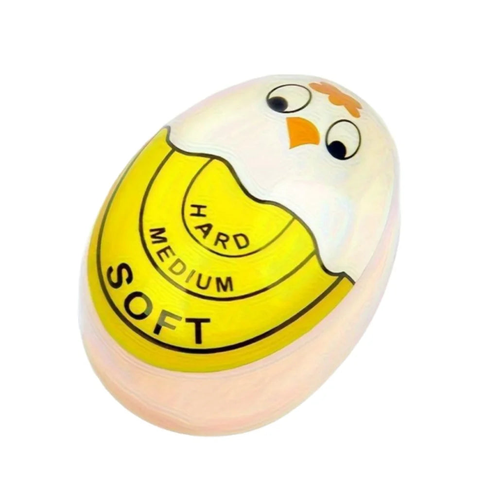 1/2pcs Chick Egg Timer Sensitive Color Change Indicator for Hard Soft Boiled Eggs Cooker Kitchen Gadget for Restaurants Bakeries
