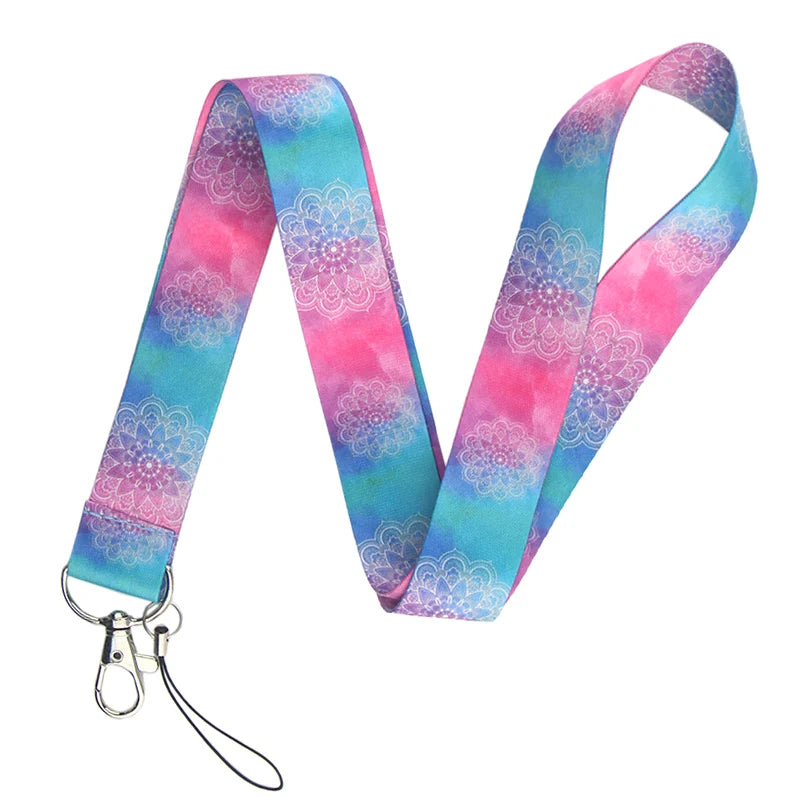 100 Designs Cute Art Lanyard for Keys Chain Badge Holder ID Credit Card Pass Hang Rope Lariat Mobile Phone Charm Accessories