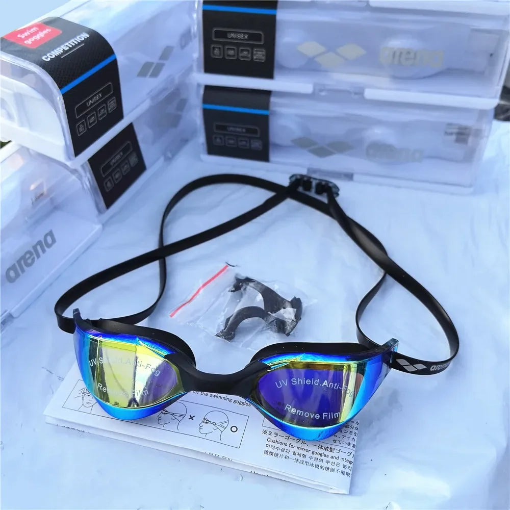 ARENA Professional Racing Swimming Goggles Waterproof Anti-Fog High Definition UV400 for Competition And Training Swim Equipment
