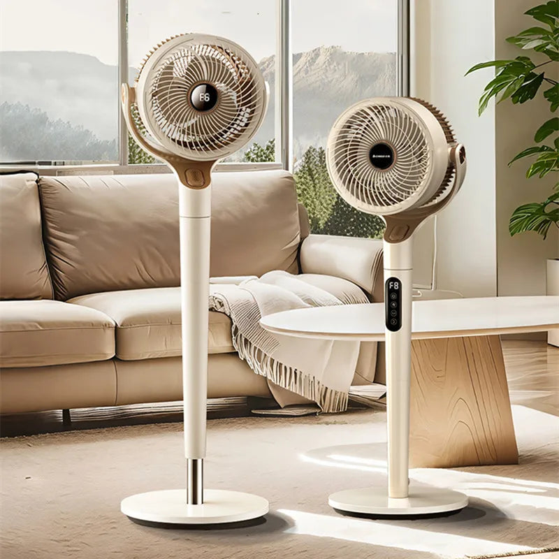 Air Circulation Fan Electric Fan Household Quiet Vertical Floor Fan Big Wind New Desktop turbo Fan Timing Remote Control