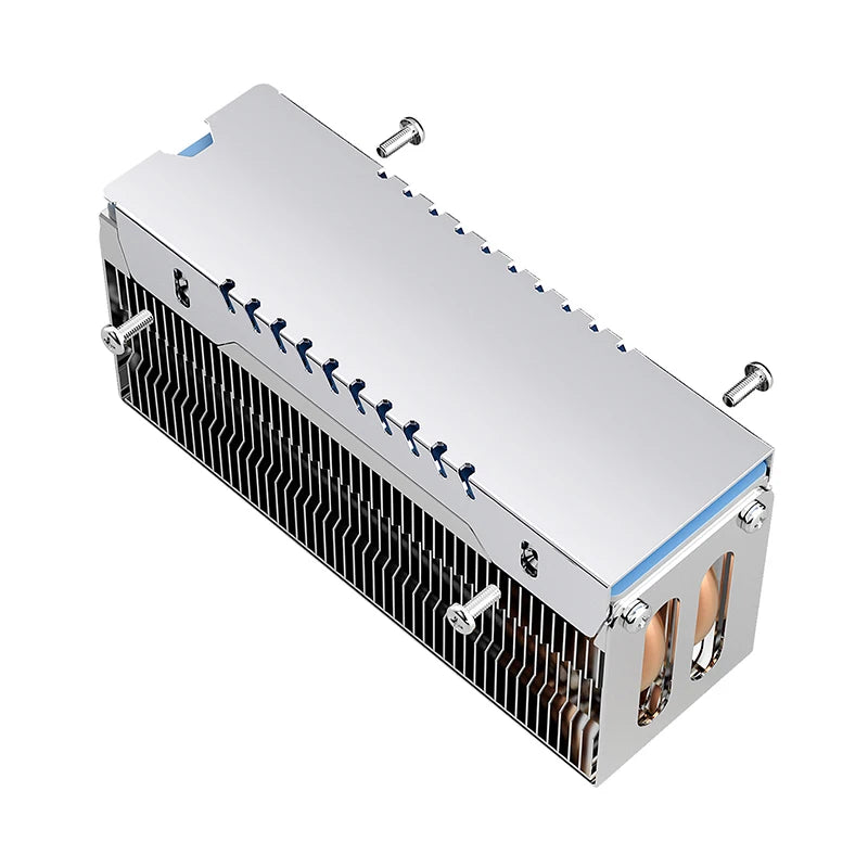TEUCER M.2 SSD Heat Sink M2 2280 NVME Cooler Kit Dual Heat Tube Aluminum Copper Material PC Solid State Drive Radiator