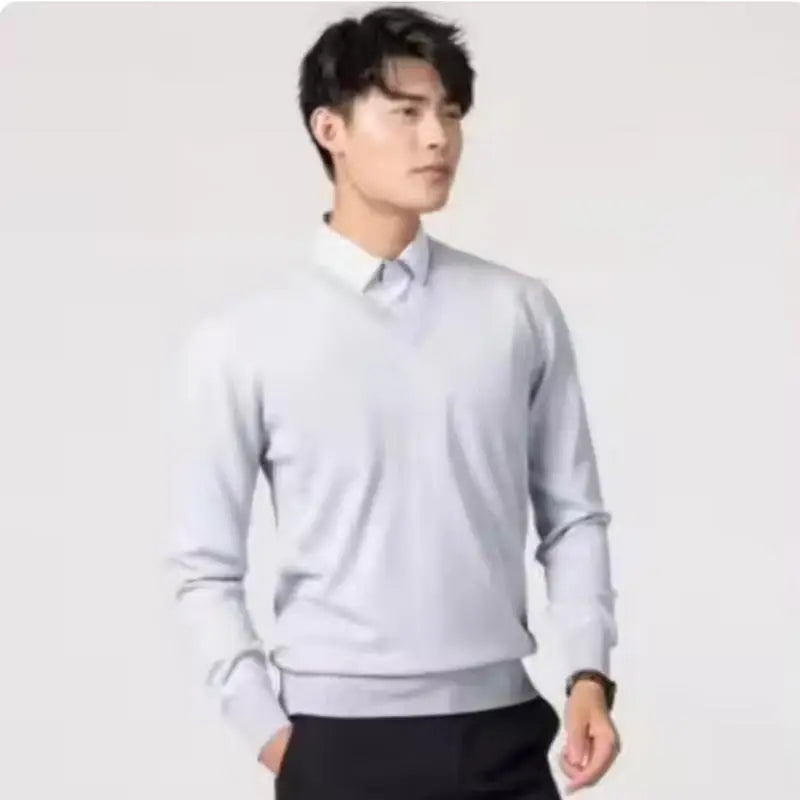 Cashmere Cotton Blended Thick Pullover Men Sweater 2025 Autumn Winter Jersey Hombre Jumper Pull Homme Hiver Knitted Sweaters