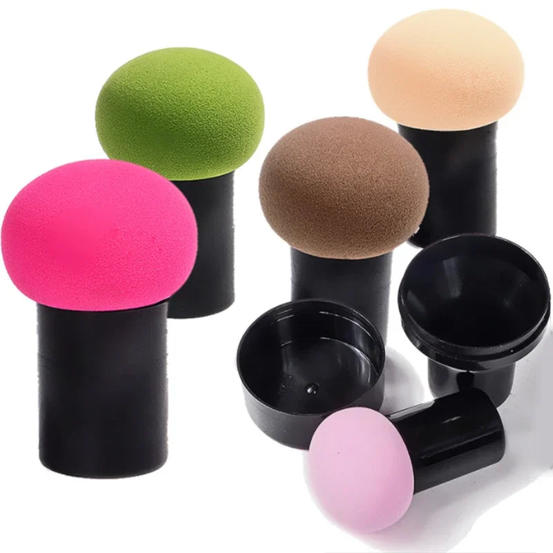 1PC Mushroom Head Makeup Sponge Powder Puff Face Concealer Foundation Sponge Beauty Soft Cosmetic Tools Make Up Sponge Puff