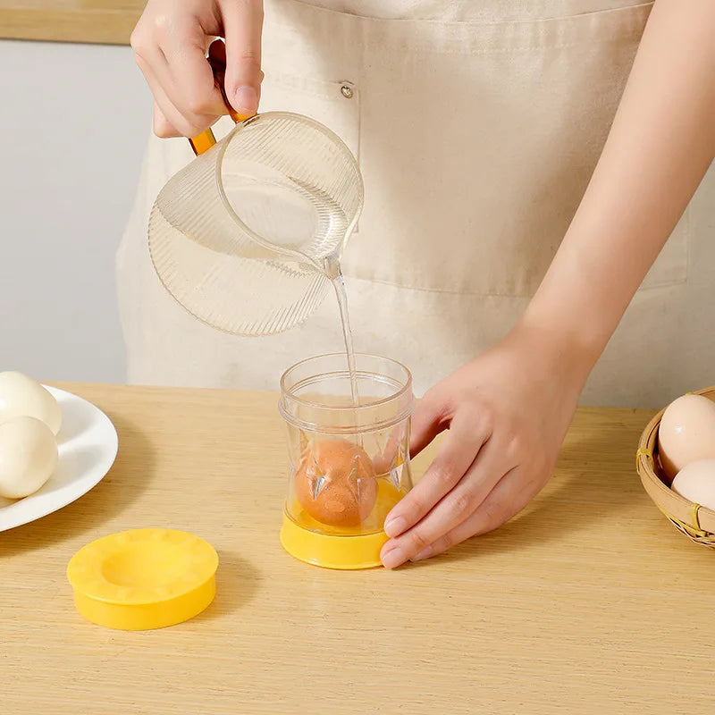 1PC Egg Peeler Hand Crank Egg Shell Remover Kitchen Gadgets Boiled Eggs Eggshell Separator Peeler Cooking Accessories