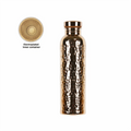 800ML Copper Water Bottle Anti-Slip Silicone Base One-Click Open Lid Leakproof Sports Bottle Thermal Insulation