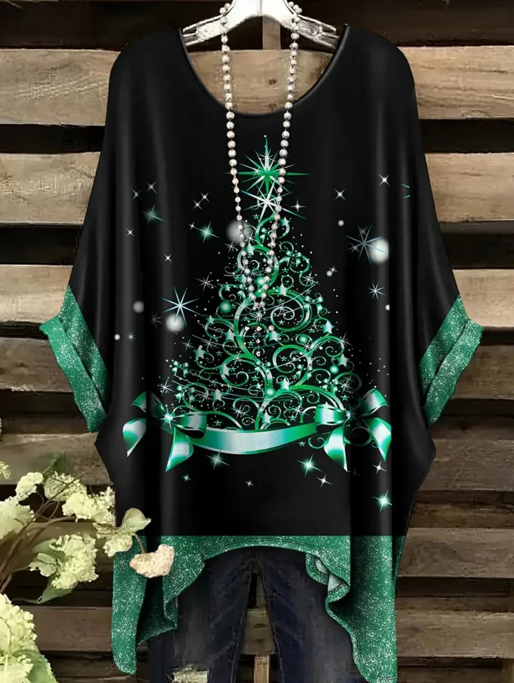 Women's T-Shirts Summer Gradient Sequin Graphics Tops O-Neck Female Vintage Clothing Floral Print Tees Loose Oversized T Shirts