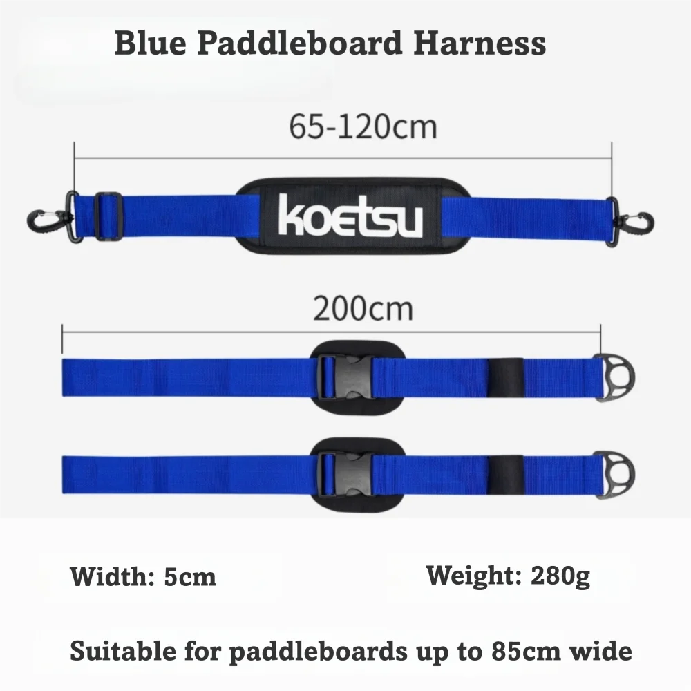 Portable SUP Carrying Strap Nylon Adjustable Length Paddle Board Carrier Durable Shoulder Sling Design Surfboard Shoulder Strap