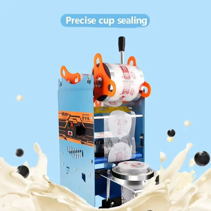 Full Automatic Cup sealer Cup Sealing machine Bubble tea machine for 9.5CM Paper Milk tea/Coffee cup Boba Tea